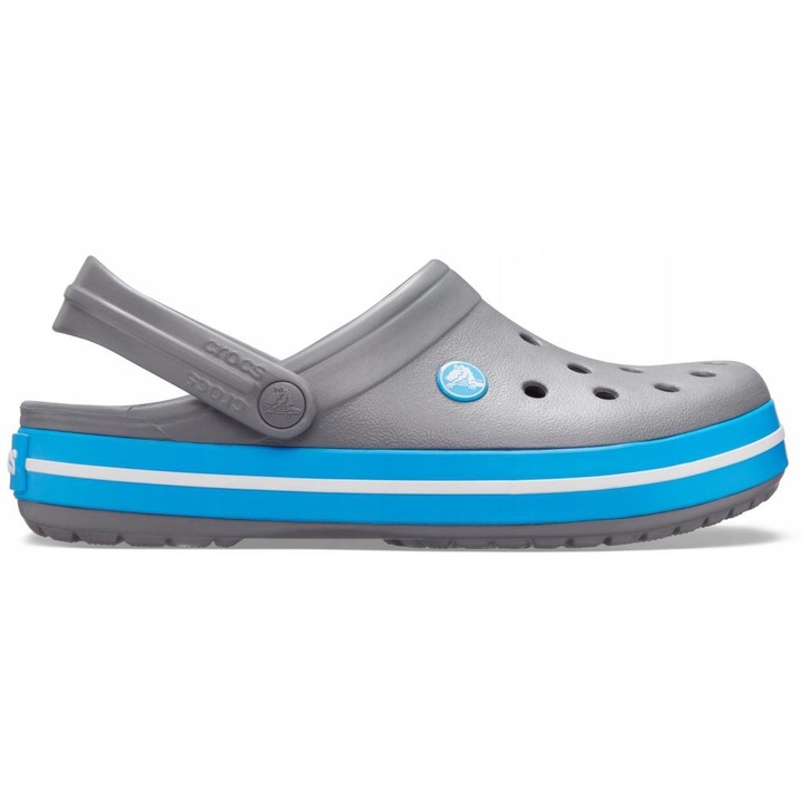 Saboti barbati, Crocs, Spuma Croslite, Gri/Albastru, 48-49 EU