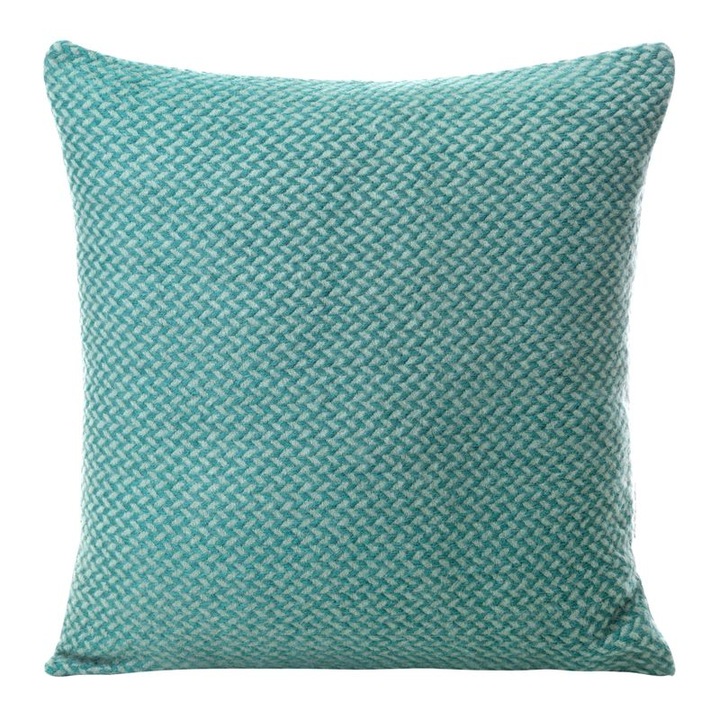 Fata de perna, Eurofirany, 45 x 45 cm, Poliester, Turcoaz