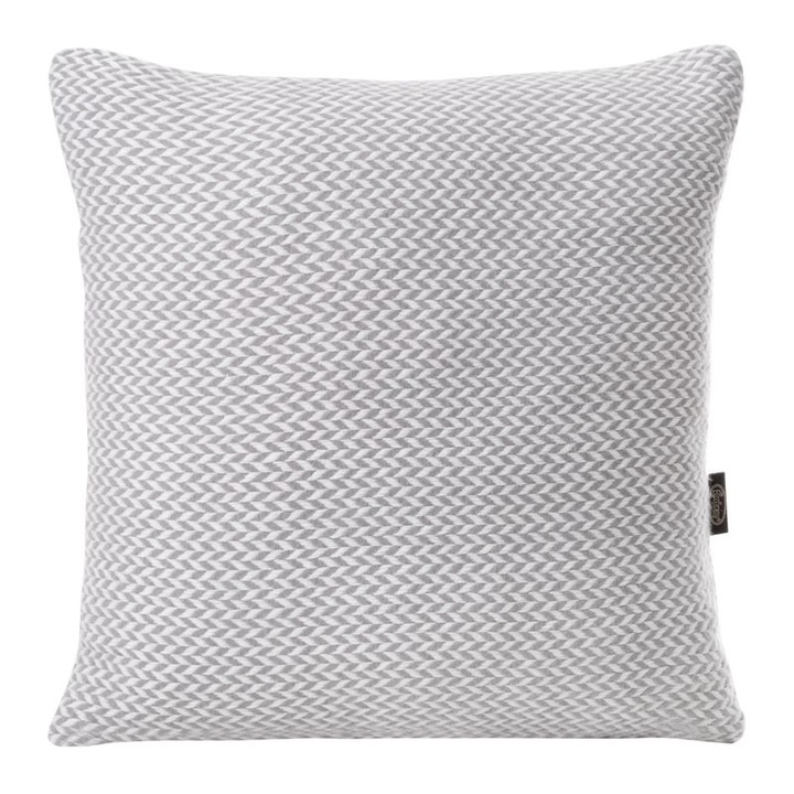 Fata de perna, Eurofirany, 45 x 45 cm, Poliester/Catifea, Alb