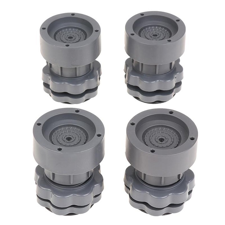 4 db GREATON lábas készlet, rezgéscsillapító betét, állítható magasságú, szürke