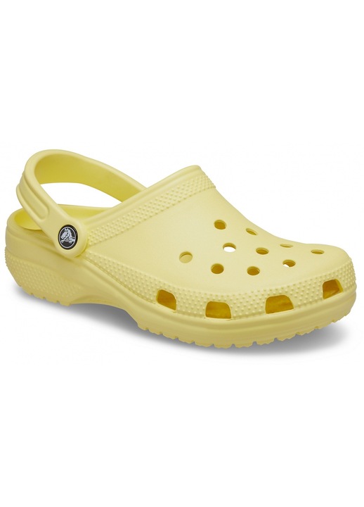 Saboti dama, Crocs, Sintetic, Galben, 39.5 EU