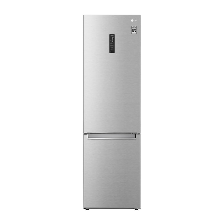 LG GBB72NSUCN1 Alulfagyasztós hűtőszekrény, 384L, Total NoFrost, Wifi, DoorCooling, ThinQ, C energiaosztály, Inox