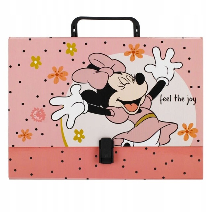 Servieta pentru copii, BTS, Carton, Model Minnie Mouse, A4, Multicolor