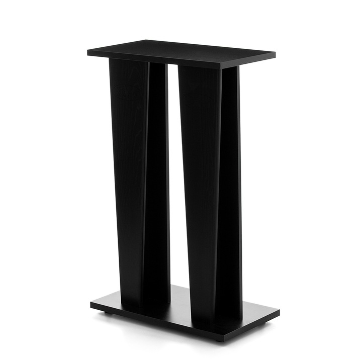 Suport difuzoare, Zaor, Lemn, 905 x 640 x 360 mm, Negru