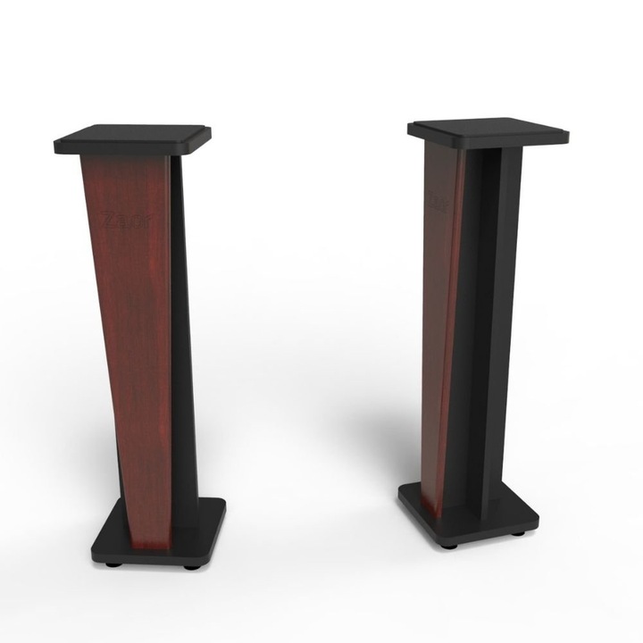 Suport difuzoare, Zaor, Lemn, 905 x 300 x 300 mm, Maro inchis