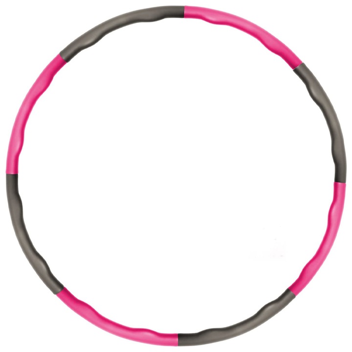 Cerc fitness, JUP, 8 elemente, 73/95cm, Gri/Roz