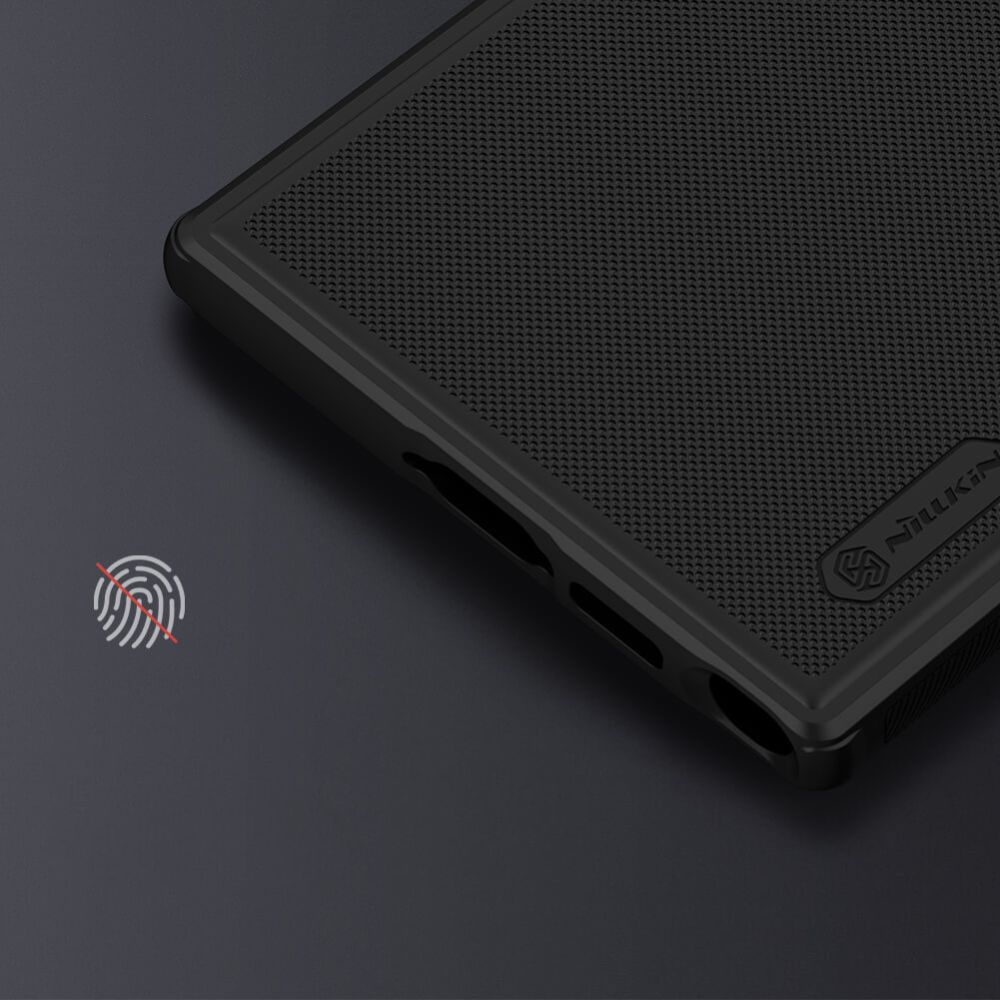 Husa pentru Samsung Galaxy S23 Ultra - Nillkin Super Frosted Shield Pro - Black