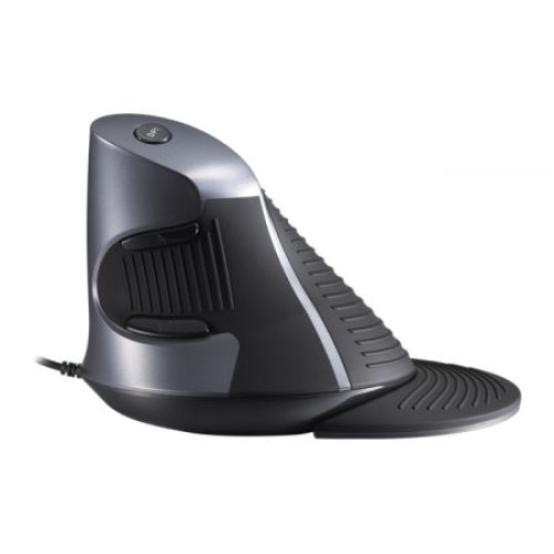 Мишка Delux M - 618BU, USB, Оптична, 1600dpi, 6btns, Черна, Вертикална ...
