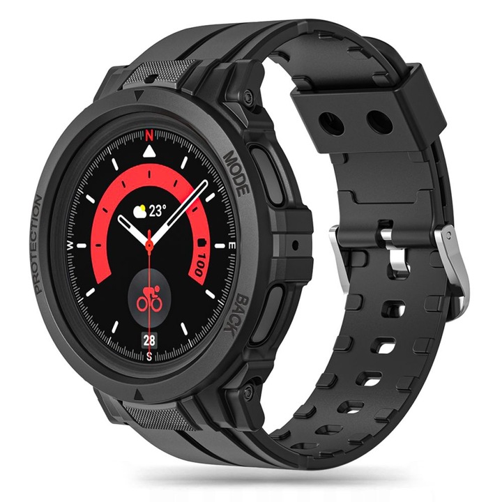Каишка fixGuard Scout PRO за Samsung Galaxy Watch 5 Pro, 45mm, Black