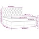 vidaXL fekete bársony rugós ágy matraccal 160x200 cm 62.69 kg 3143213