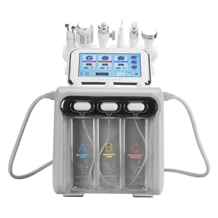Aparat microdermabraziune 6 in 1, Xlla, Metal/Plastic, Alb