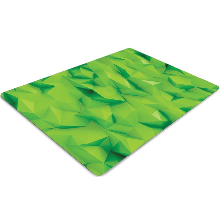 Covor PVC, Tulup, Vinil, Dreptunghi, Iarba, Verde, 100 cm x 70 cm, 010250310010100030912