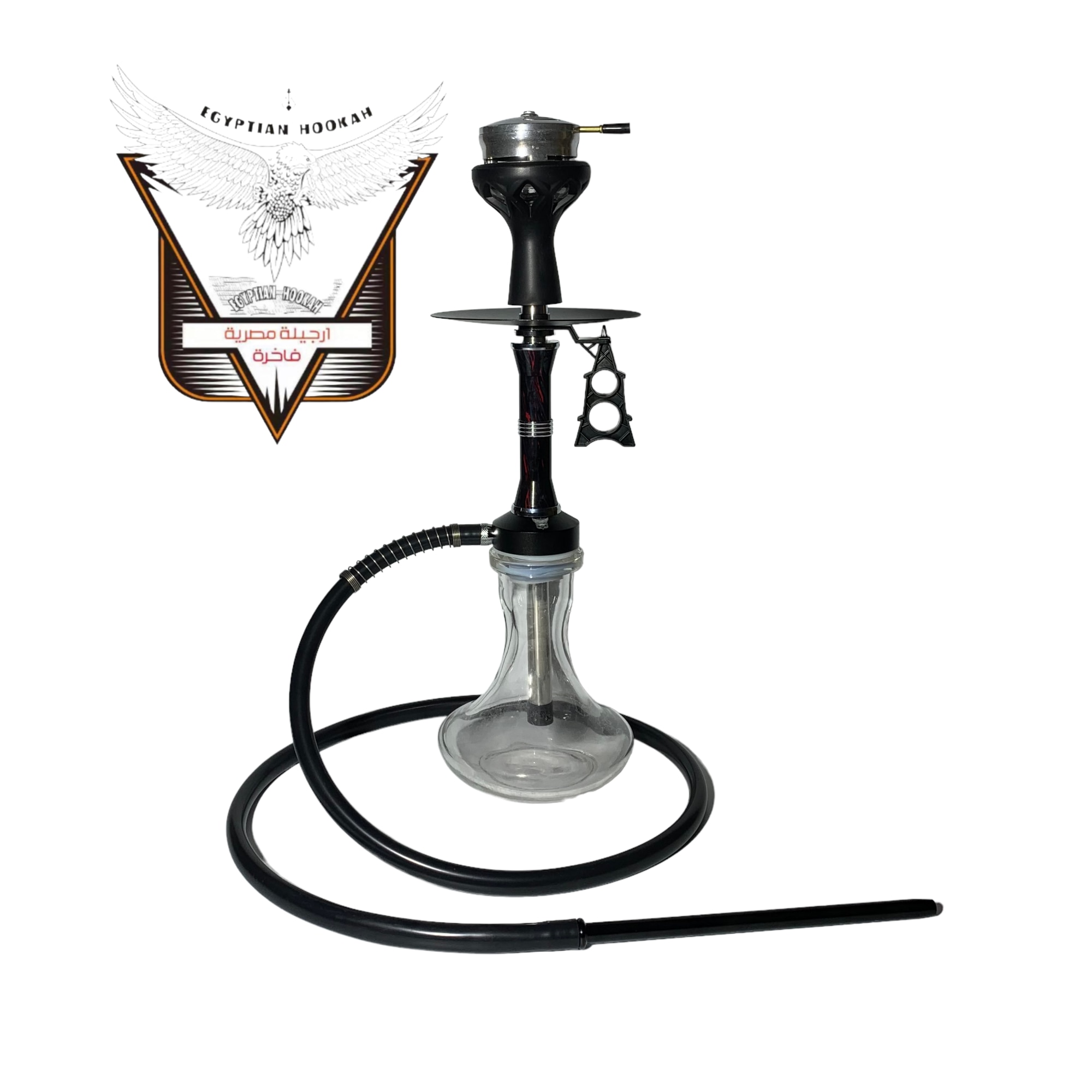 Narghilea Egyptian Hookah MDM02 Black cu smoke box eMAG.ro