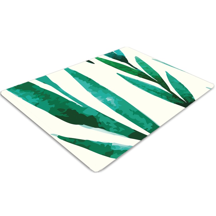 Covor pentru scaun de birou, PVC, foaie, Verde, 140 cm x 100 cm, 010250310030100016041