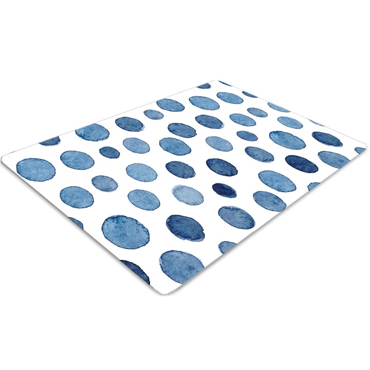 Covor pentru scaun de birou, PVC, observarea, Albastru, 140 cm x 100 cm, 010250310030100030119