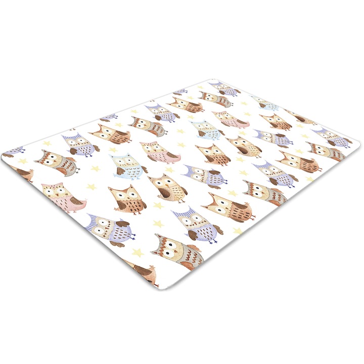 Covor pentru scaun de birou, PVC, zana, Maro, 140 cm x 100 cm, 010250310030100029378