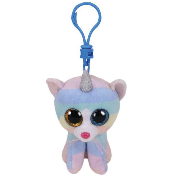 Jucarie de plus pisica cu corn TY, Beanie Boos, Heather, Multicolor