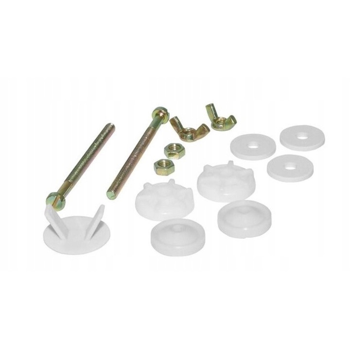 Kit de montare a rezervorului de toaleta, Tycner, Alb