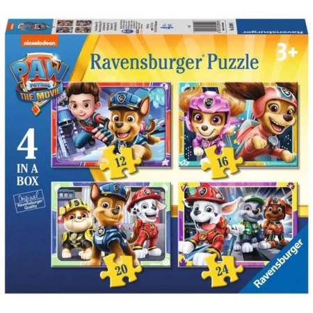 Ravensburger - Puzzle 4v1 Paw Patrol: Film - 1 - 39 piese - eMAG.ro