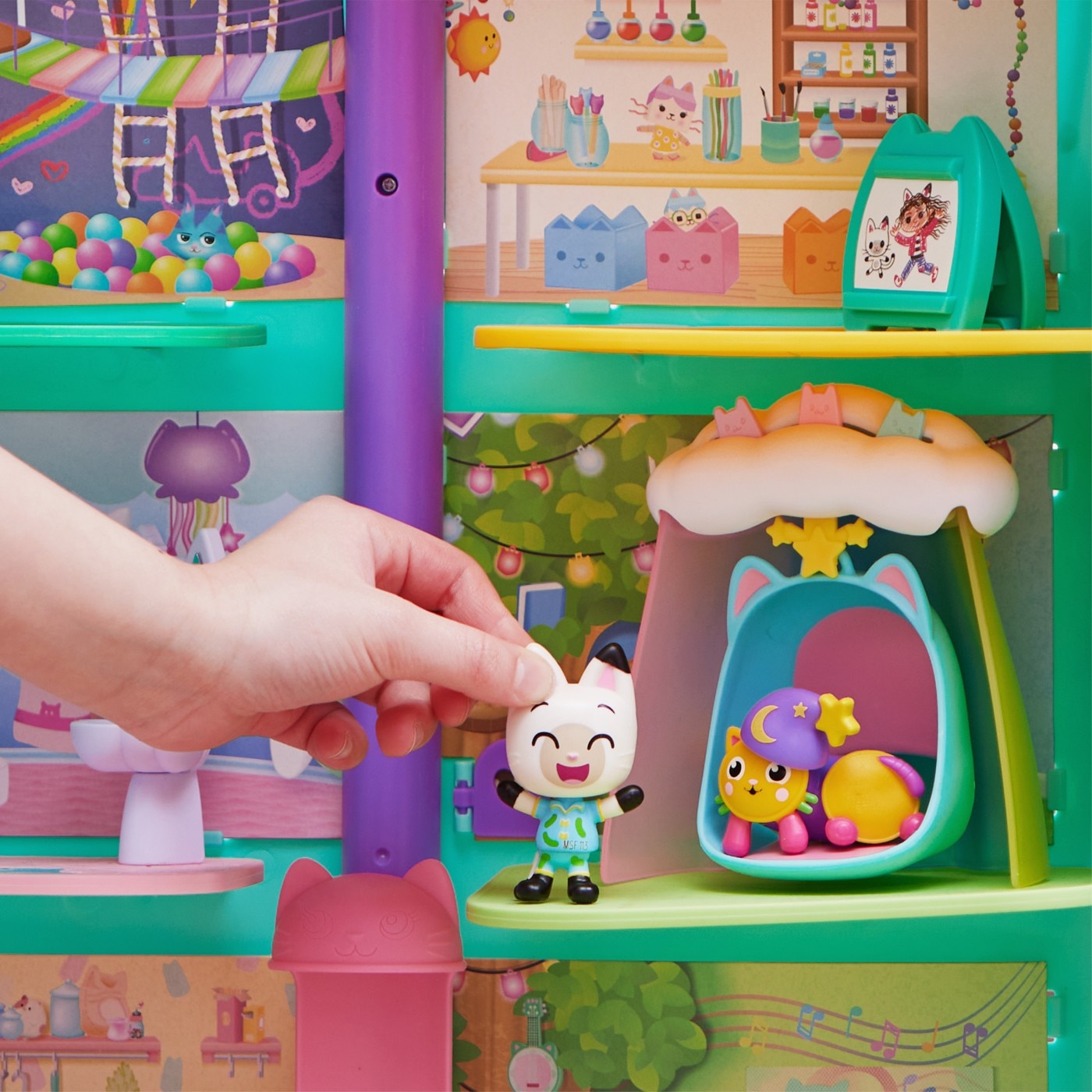 Set de joaca Gabby's Dollhouse - Casa Purrfect a lui Gabby - eMAG.ro
