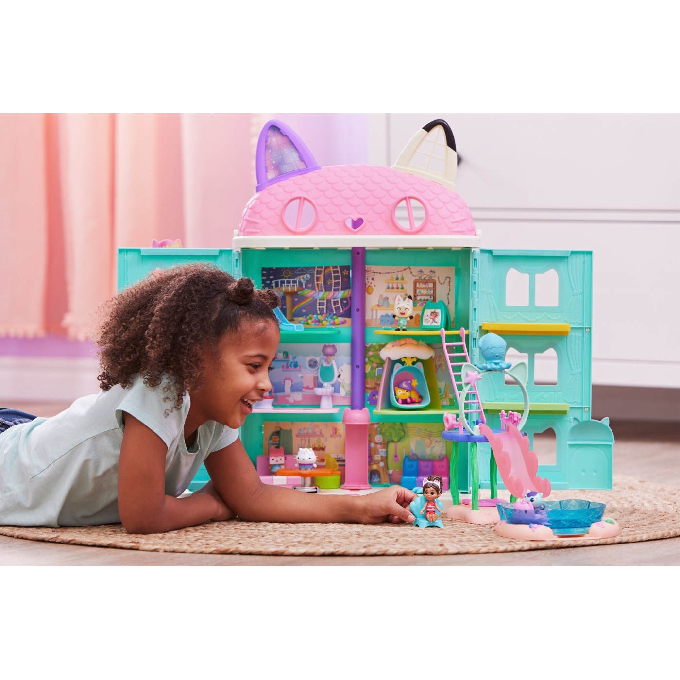 Set de joaca Gabby's Dollhouse - Casa Purrfect a lui Gabby - eMAG.ro