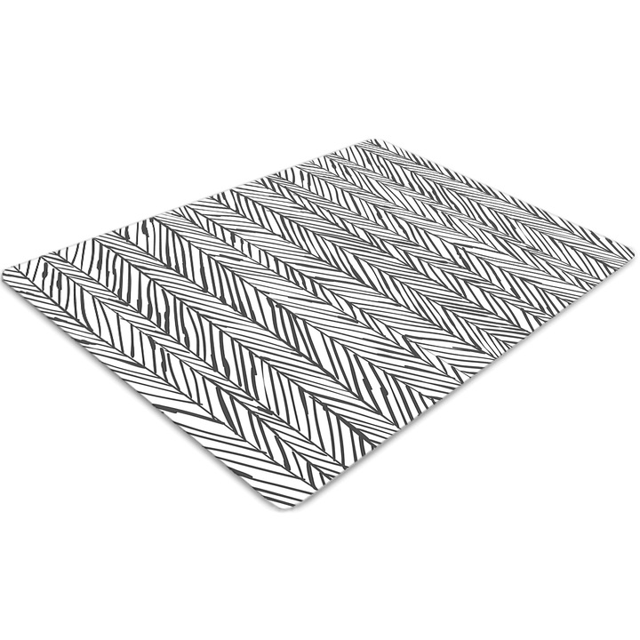 Covor pentru scaun de birou, PVC, iod, Alb, 140 cm x 100 cm, 010250310030100011329