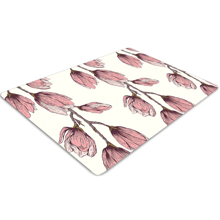 Covor pentru scaun de birou, PVC, fluturare, Verde, 140 cm x 100 cm, 010250310030100030169