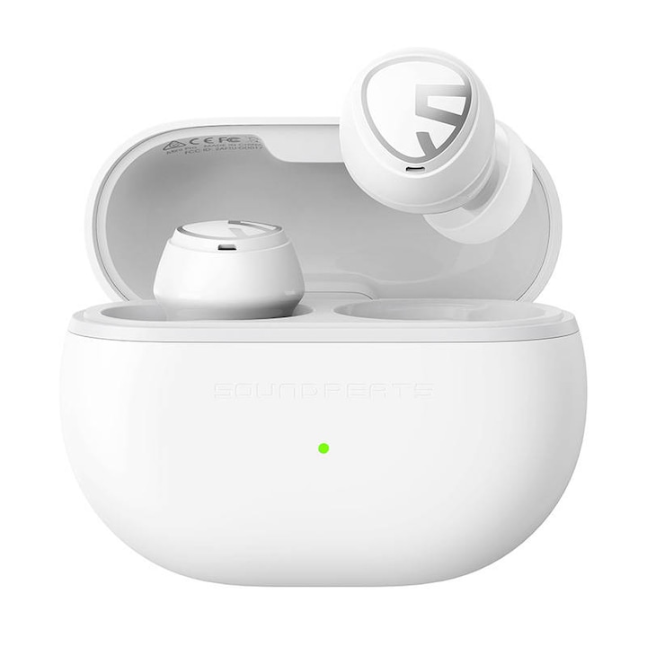 Casti Wireless Over-Ear PowerLocus P1, HD Stereo Pliabile, Bluetooth 5.3 cu optiune AUX, Micro SD / TF, FM Microfon Incorporat pentru iPhone, Android, Laptop, PC, Negru/Rosu