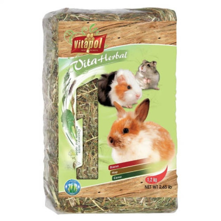 Vita Herbal réti széna nyulaknak és más rágcsálóknak (1042), 1200 g