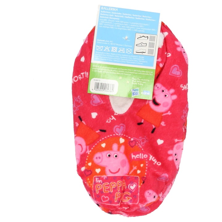 Peppa Pig Oink házipapucs 15948, Rózsaszín