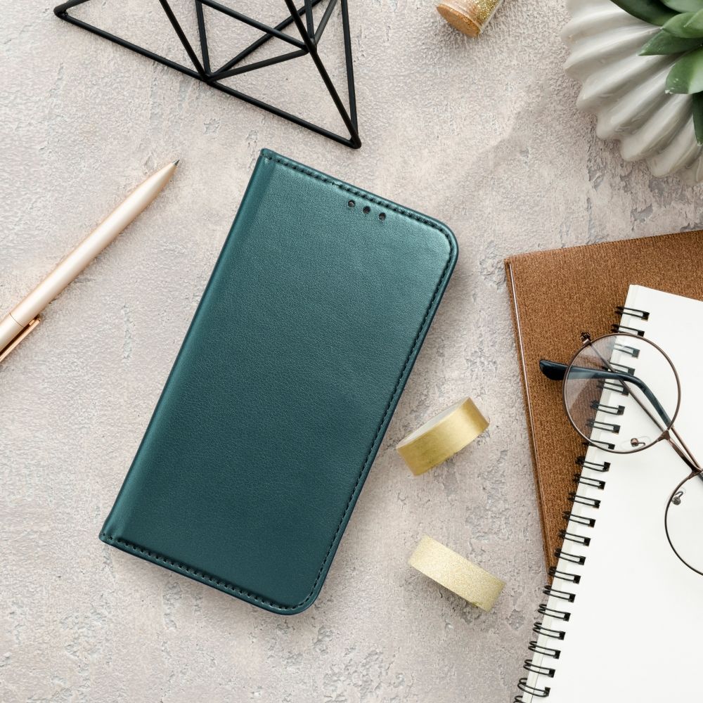 Husa pentru Samsung A16 Tip carte Daden, Suport card, Functie de Stand si Inchidere Magnetica, Protectie Sporita, Verde