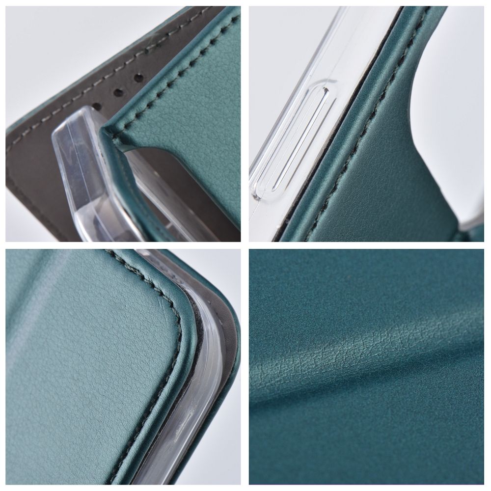 Husa pentru Samsung A16 Tip carte Daden, Suport card, Functie de Stand si Inchidere Magnetica, Protectie Sporita, Verde