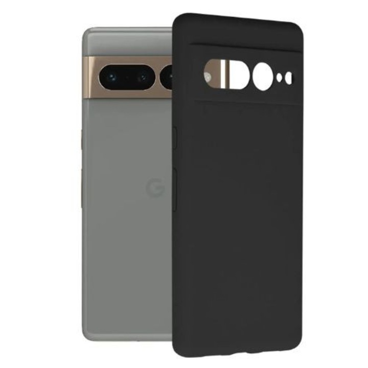 Carcasa Soft Flexible Gel compatibila cu Google Pixel 7 Pro Black