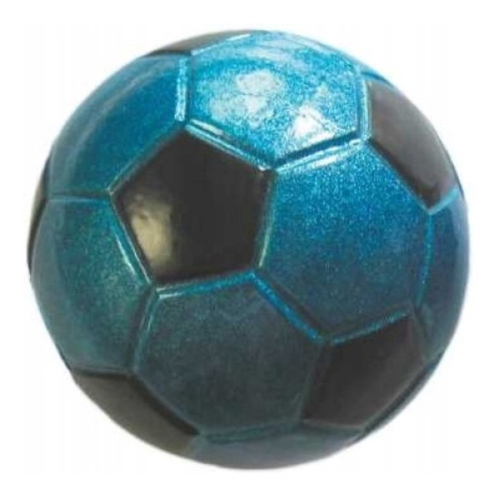 Kutyajáték focilabda, Happet, gumi/hab, 72 mm, kék
