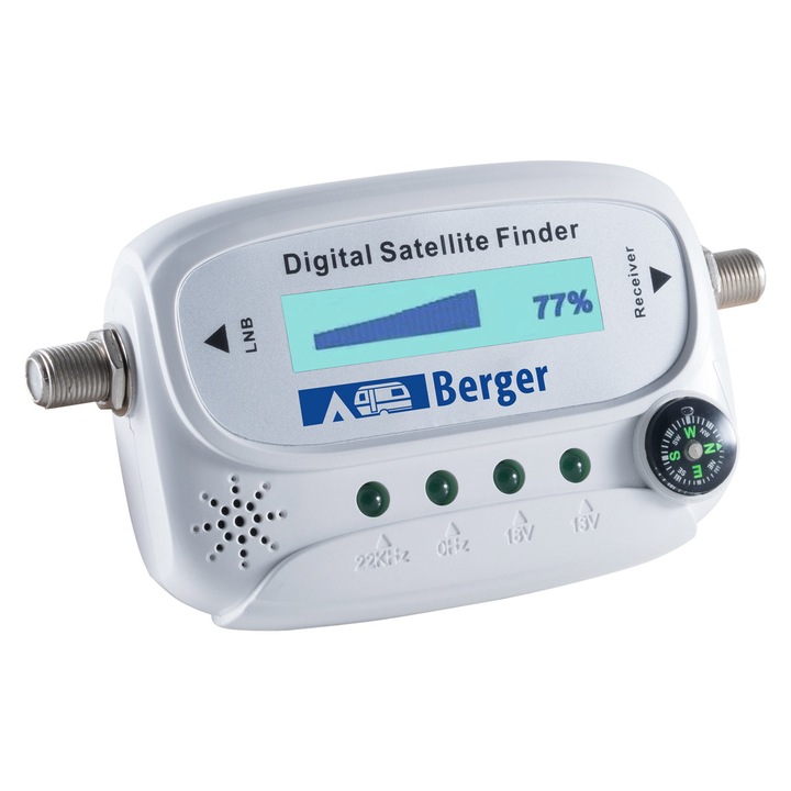 SatFinder с цифров дисплей за бързо настройване на мобилни сателитни ...