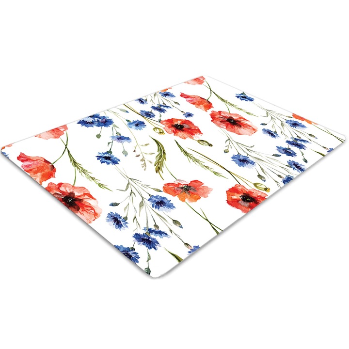 Covor pentru scaun de birou, PVC, maki, Verde, 140 cm x 100 cm, 010250310030100030223