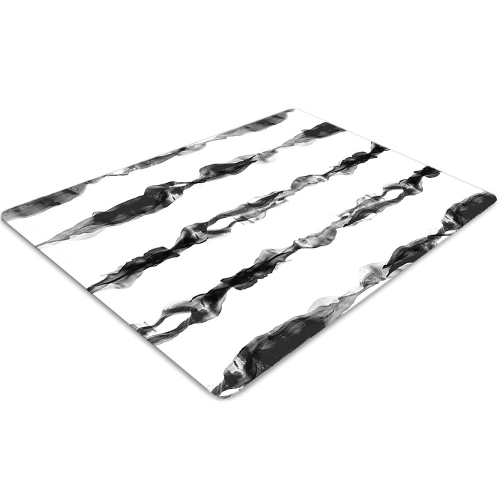 Covor pentru scaun de birou, PVC, linii de cerneala, Gri, 140 cm x 100 cm, 010250310030100030145