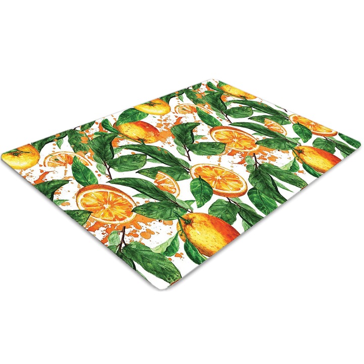 Covor pentru scaun de birou, PVC, portocale, Verde, 140 cm x 100 cm, 010250310030100030248