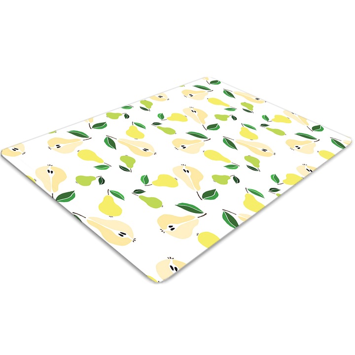 Covor pentru scaun de birou, PVC, para galbena, Verde, 140 cm x 100 cm, 010250310030100030718