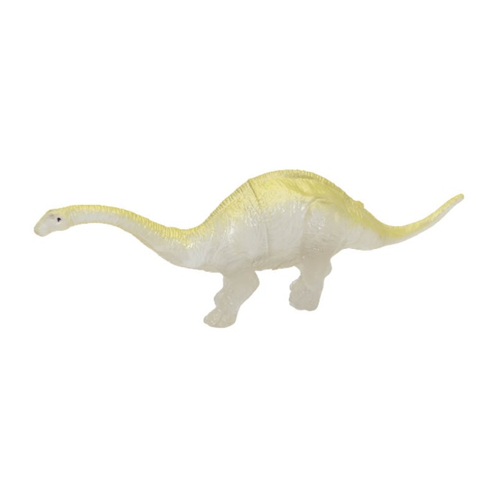 Фосфоресцираща фигурка на динозавър 17 см Midex 6943-3, Прозрачен