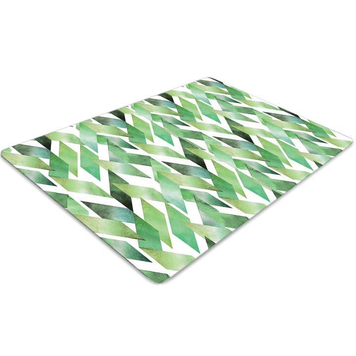 Covor pentru scaun de birou, PVC, jodelka, Verde, 140 cm x 100 cm, 010250310030100030863