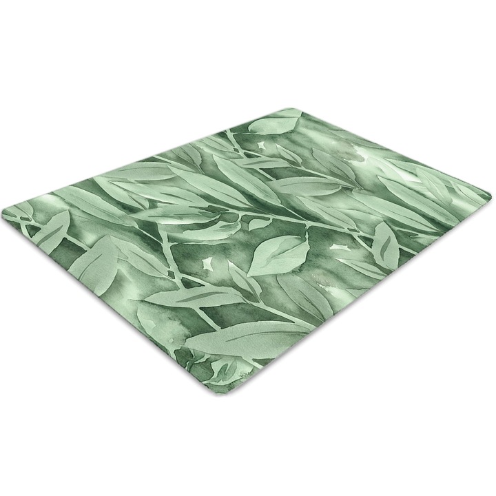 Covor pentru scaun de birou, PVC, neted, Verde, 140 cm x 100 cm, 010250310030100030836