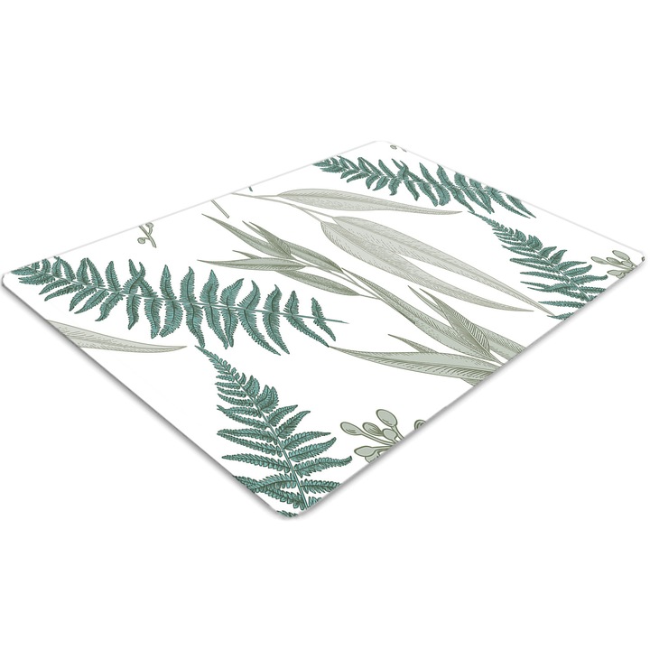 Covor pentru scaun de birou, PVC, feriga, Verde, 140 cm x 100 cm, 010250310030100012262