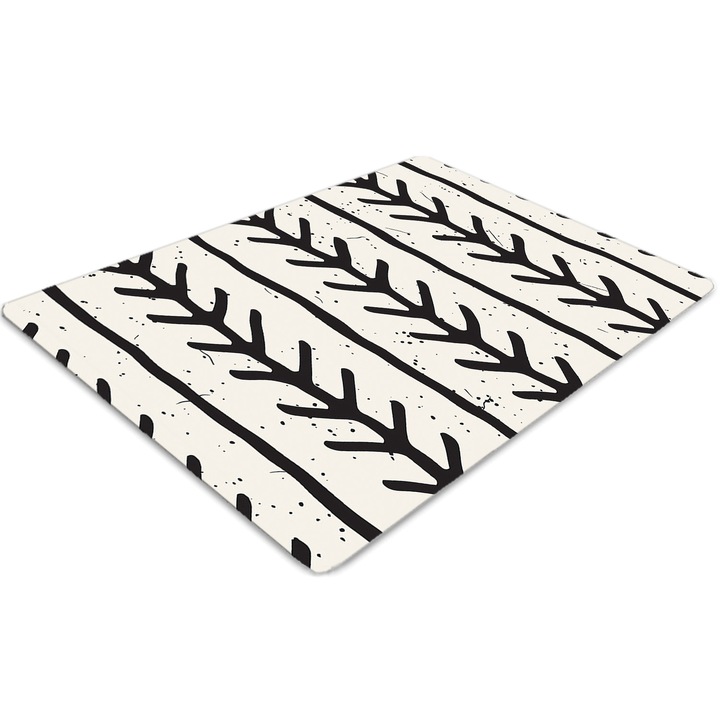 Covor pentru scaun de birou, PVC, chodel, Gri, 140 cm x 100 cm, 010250310030100030128