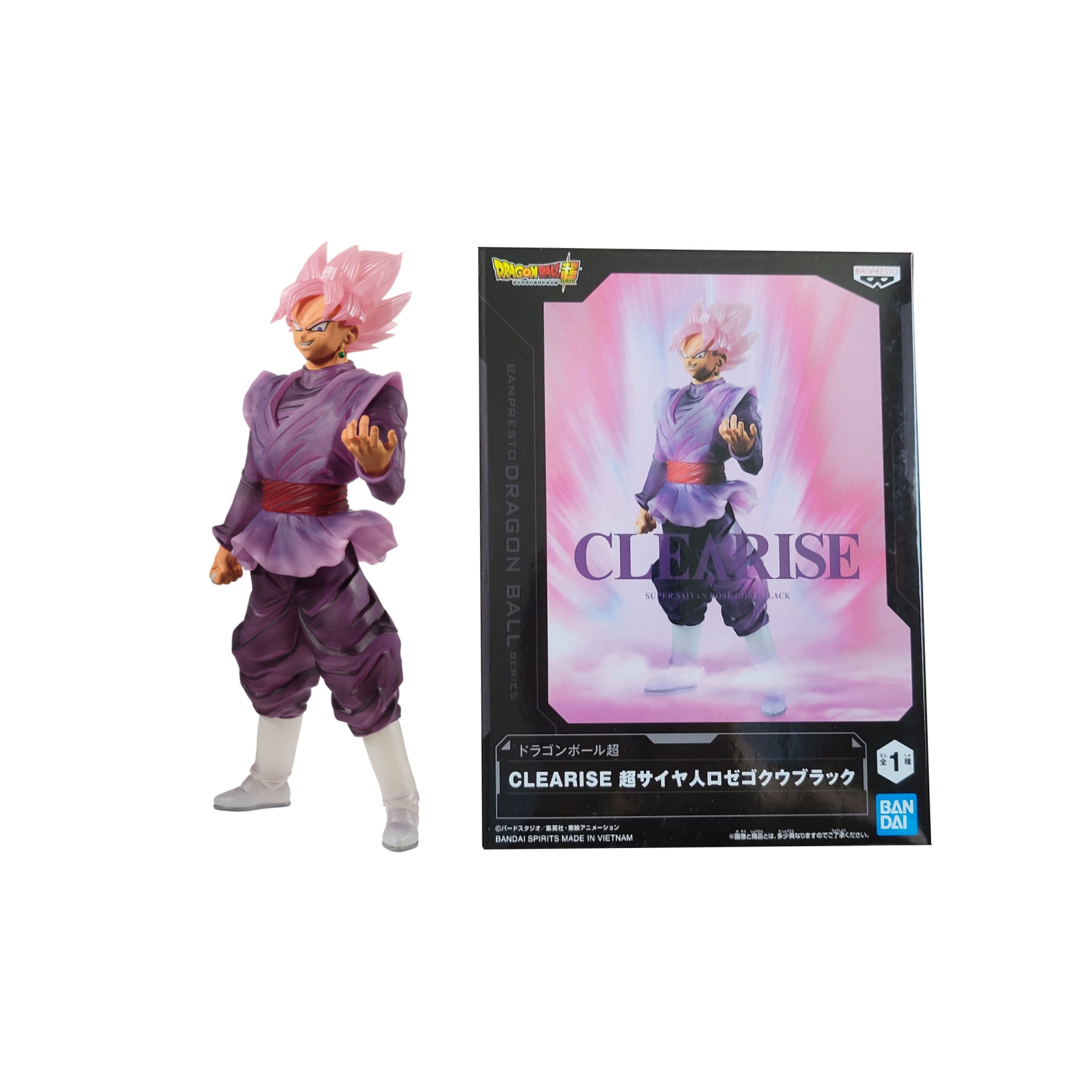 Figurina Banpresto Banpresto Clearise Dragon Ball Super Saiyan Rose Goku Black 19cm Figurina Banpresto Banpresto Clearise Dragon Ball Super Saiyan Rose Goku Black 19cm
