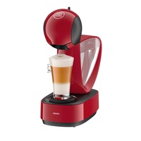 Espressor cu capsule Krups NESCAFÉ Dolce Gusto Infinissima KP170510, 1500 W, 15 bari, functie eco, capacitate rezervor 1.2 L, rosu