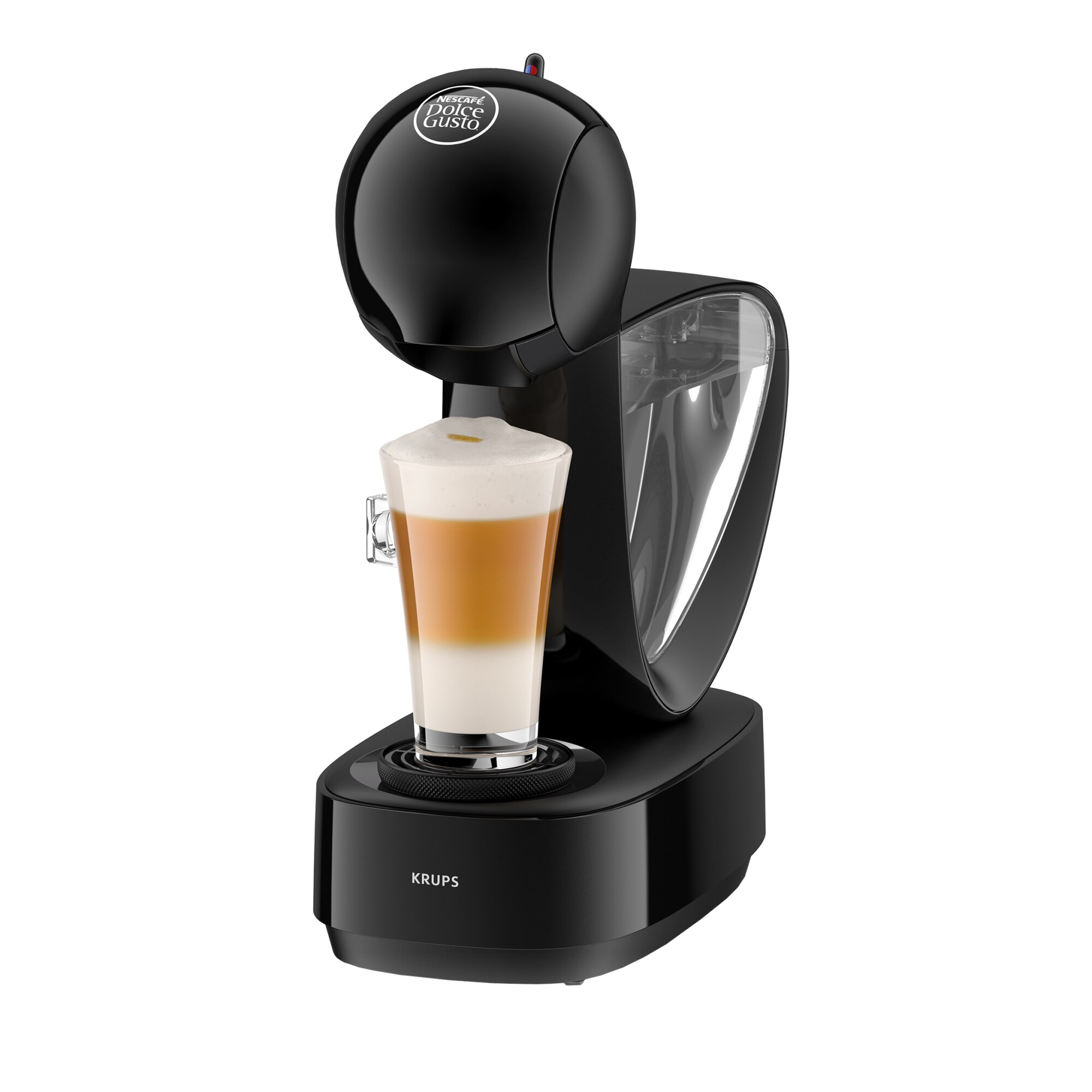 Espressor cu capsule Krups NESCAFÉ® Dolce Gusto® Infinissima KP170810, 1500 W, 15 bari, functie eco, capacitate rezervor 1.2 L, negru