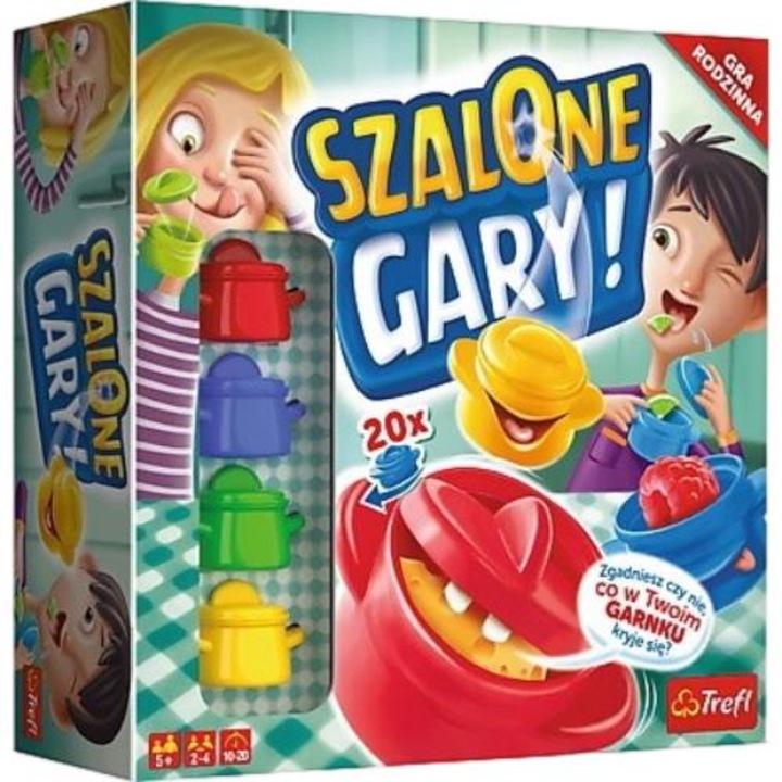 Joc pentru copii Gme Crazy Gary, Trefl, Plastic, 5 ani+, Multicolor