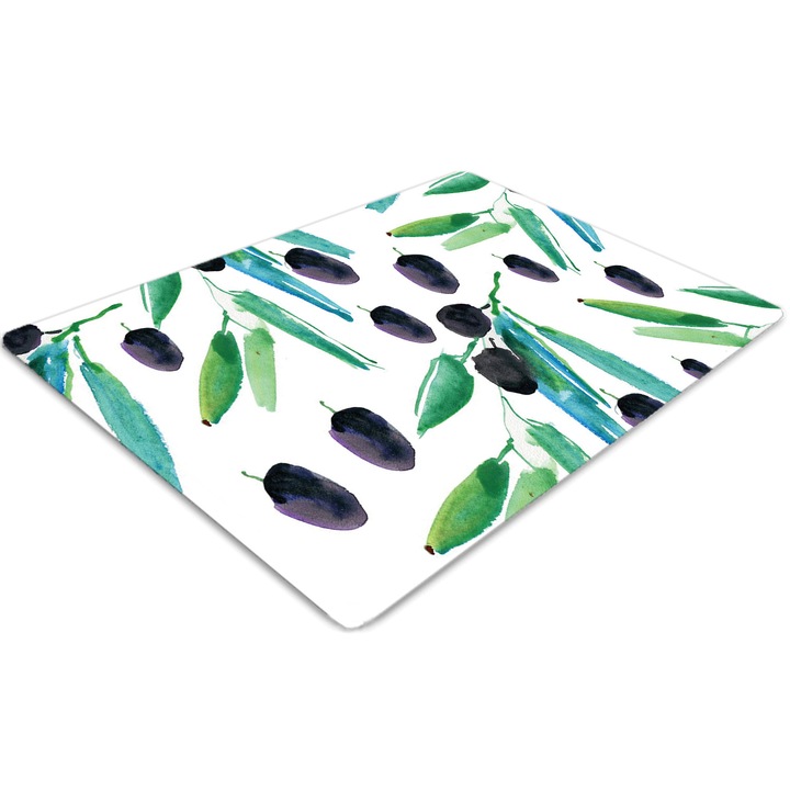 Covor pentru scaun de birou, PVC, masline, Verde, 140 cm x 100 cm, 010250310030100031337