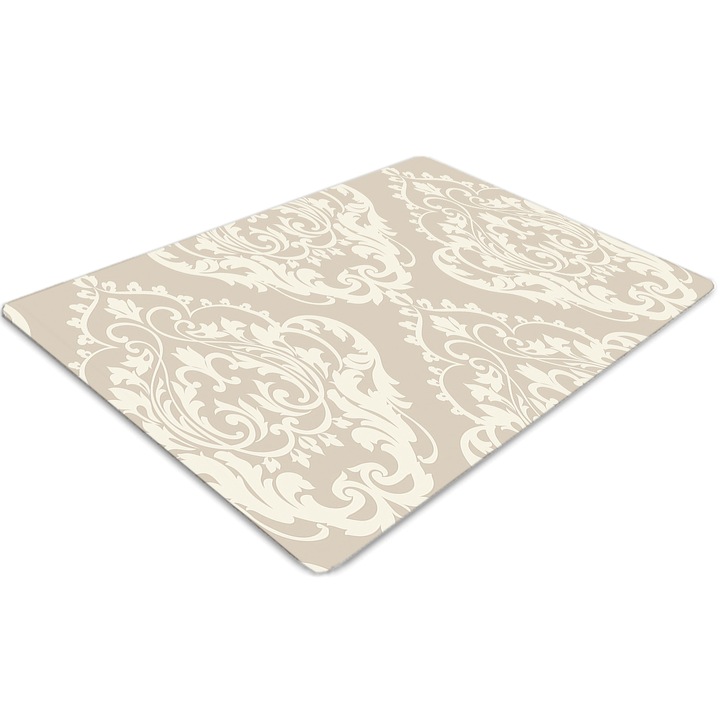 Covor pentru scaun de birou, PVC, model regal, Verde, 140 cm x 100 cm, 010250310030100012997